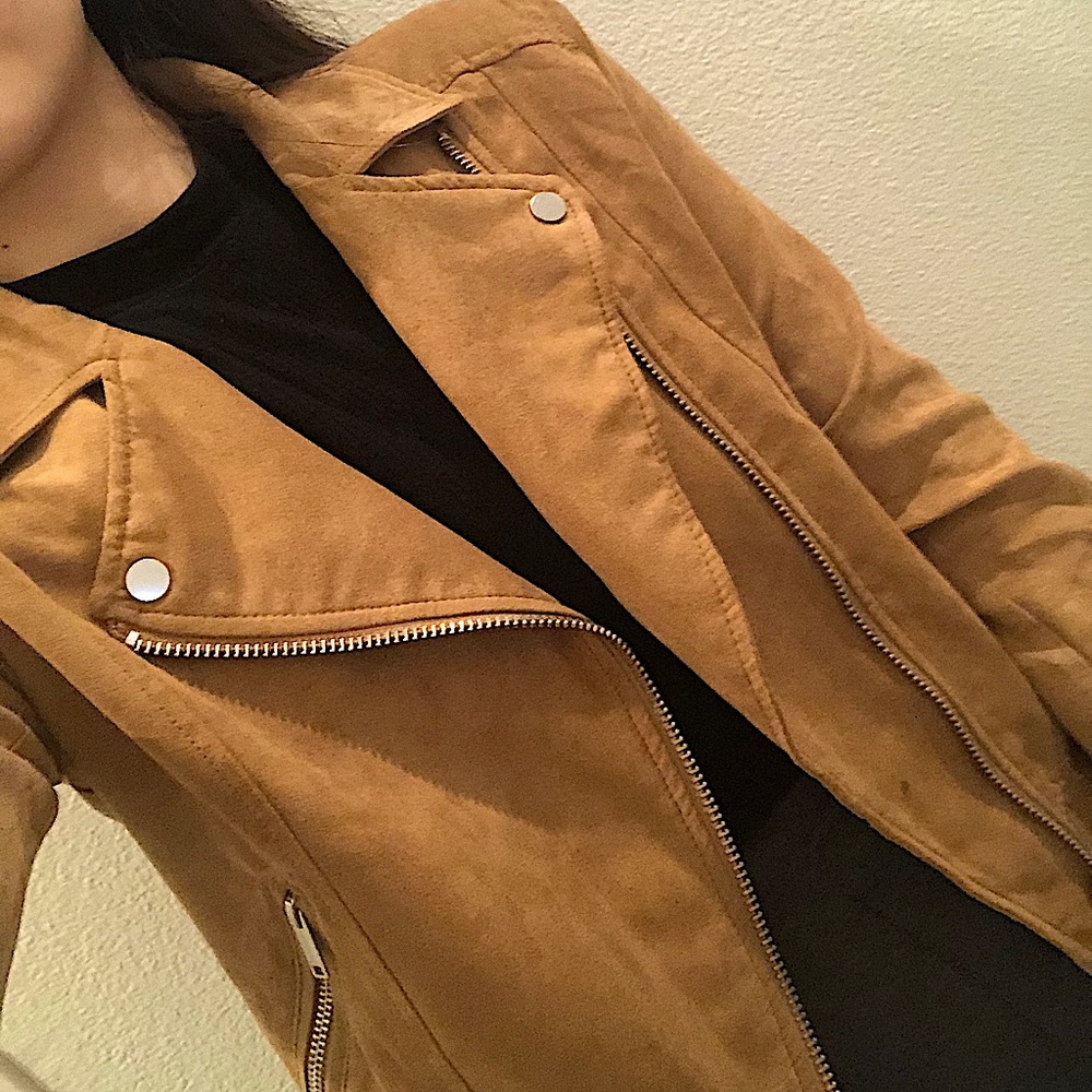Tan Moto Jacket